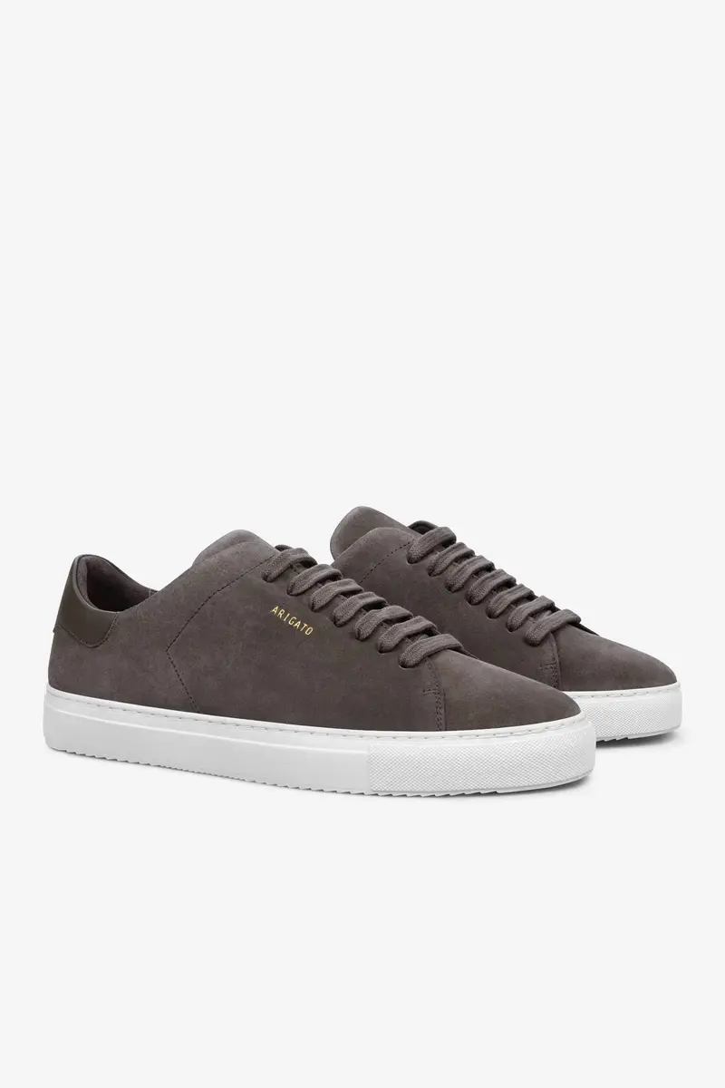 Clean 90 Suede Sneaker Dark Brown/White