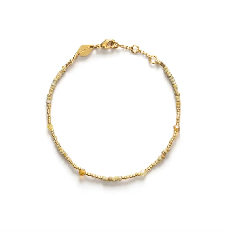 Clemence Bracelet Speckle Ecru