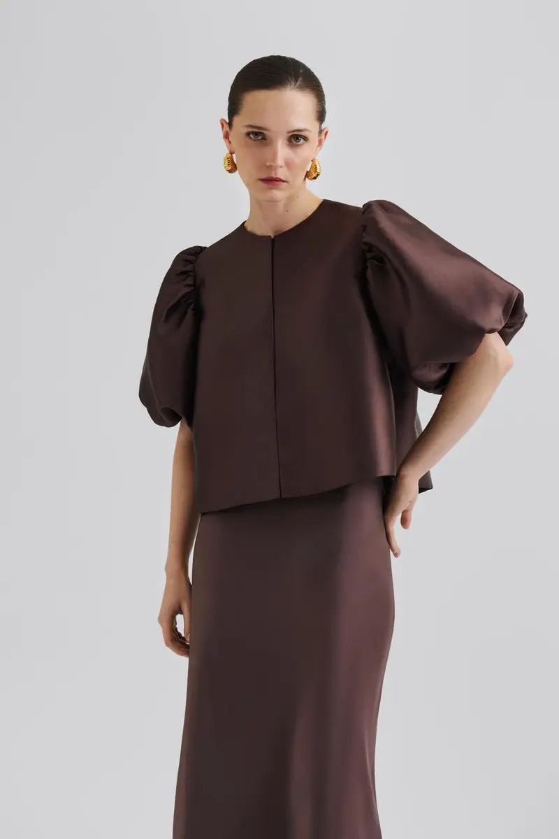 Cleo puff sleeve blouse