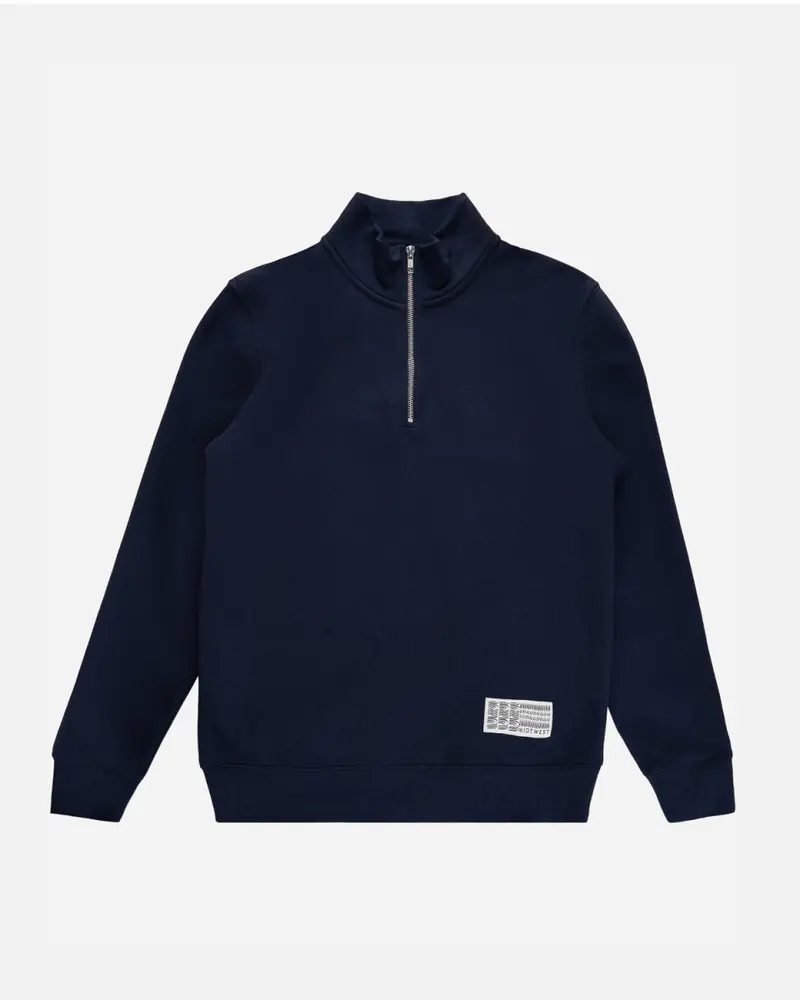 Cloudy Half Zip - Navy