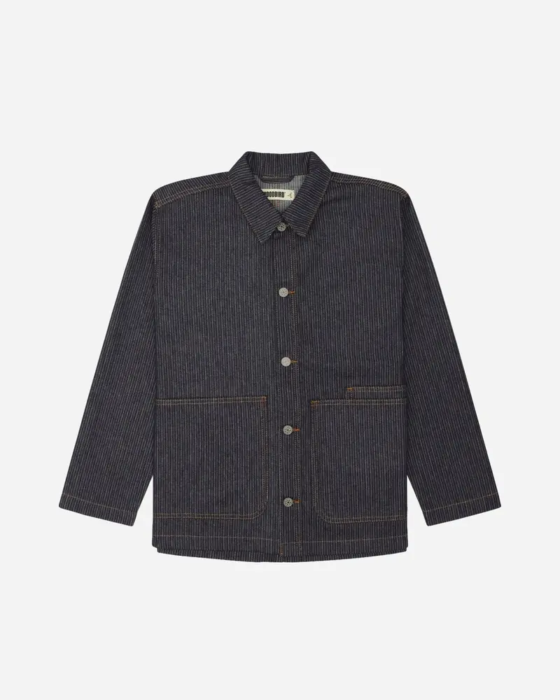 Clyde Rail Jacket - Navy-White