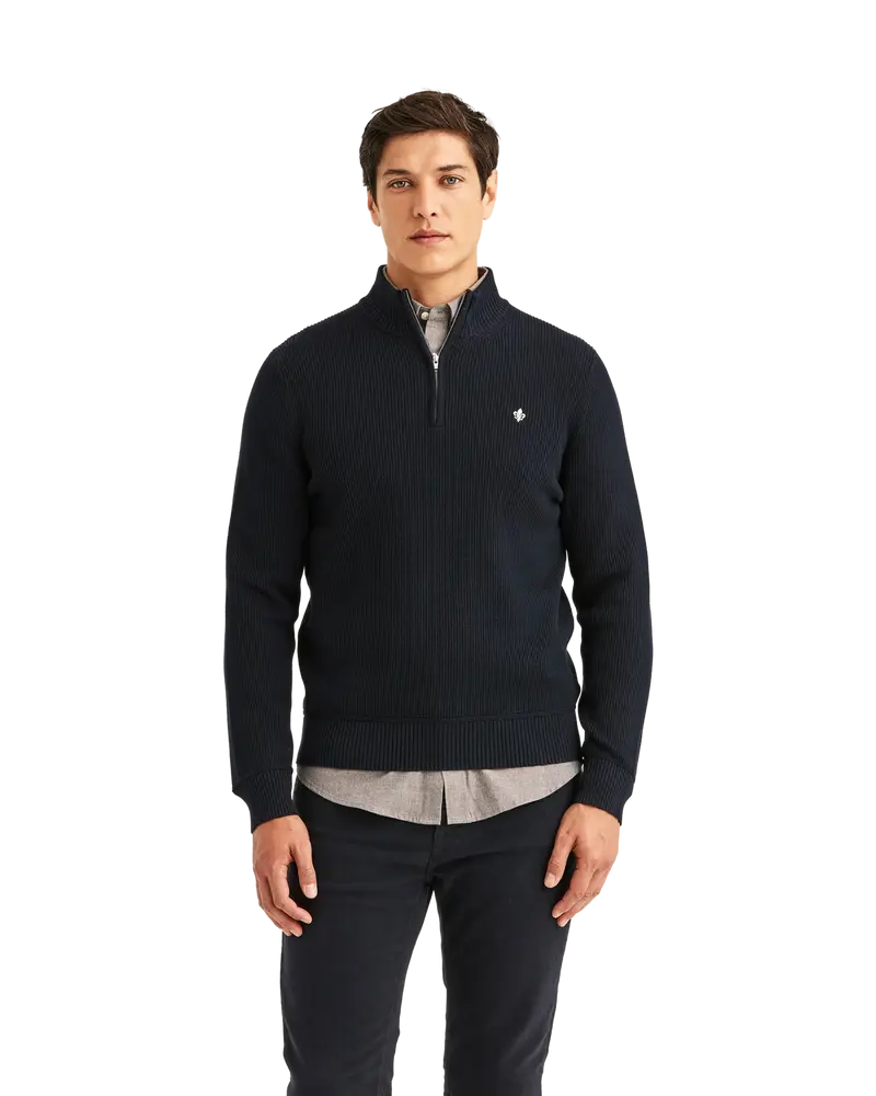Colin Half Zip Old Blue