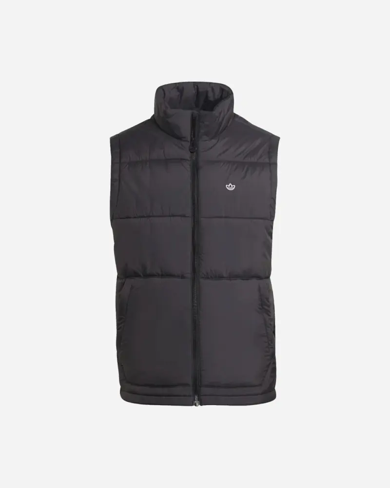 Collar Puffer Vest - Black
