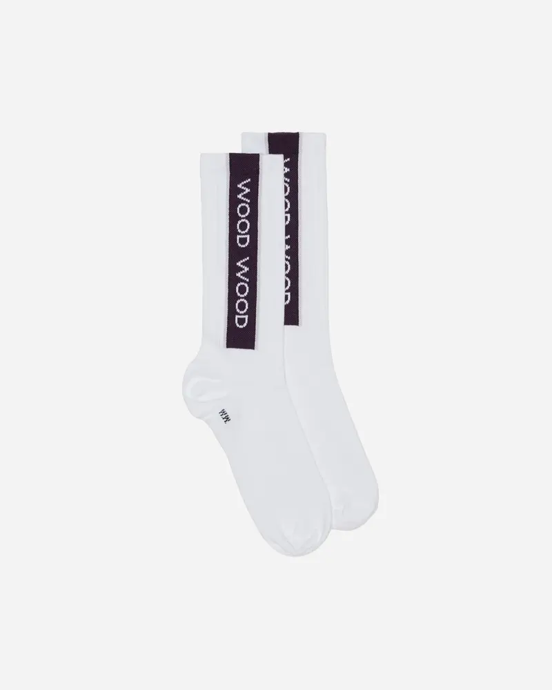 Conor Logo Sock - White