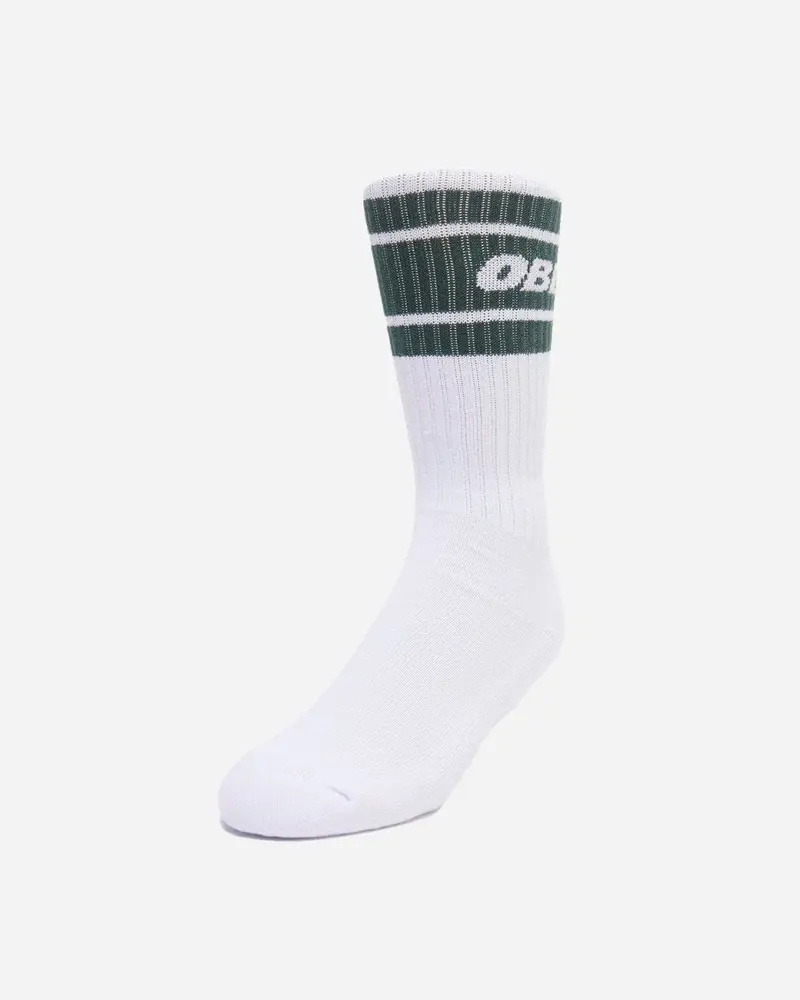 Cooper II Socks - White/Dark Cedar