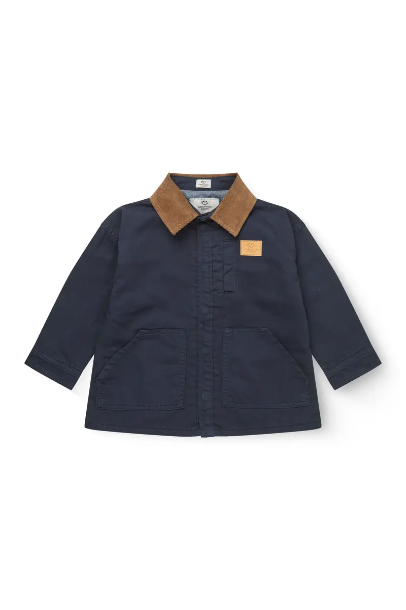 Copenhagen Twill Jakke m/ Kordfløyelskrage