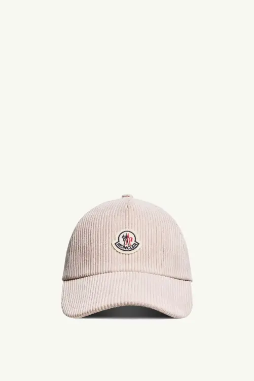Corduroy Baseball Cap Light Beige