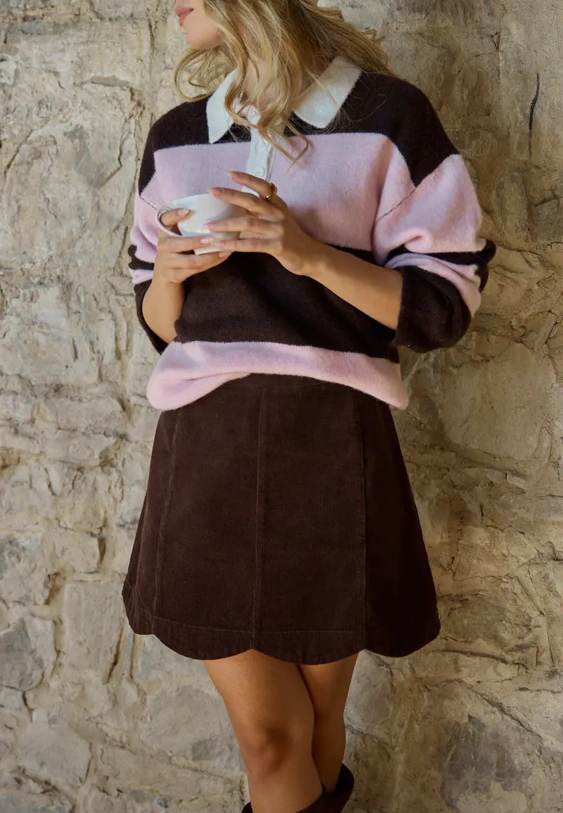 Corduroy Mini Skirt