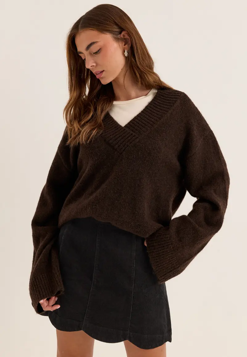 Corduroy Mini Skirt