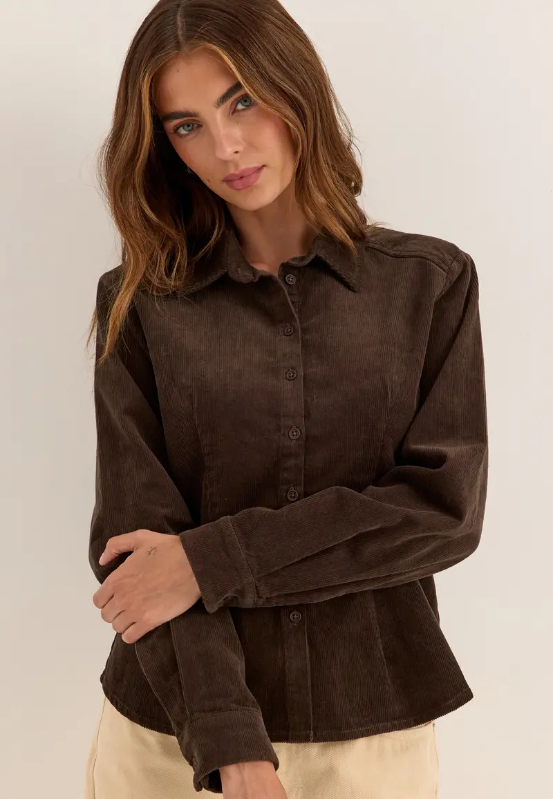 Corduroy Shaped Shirt