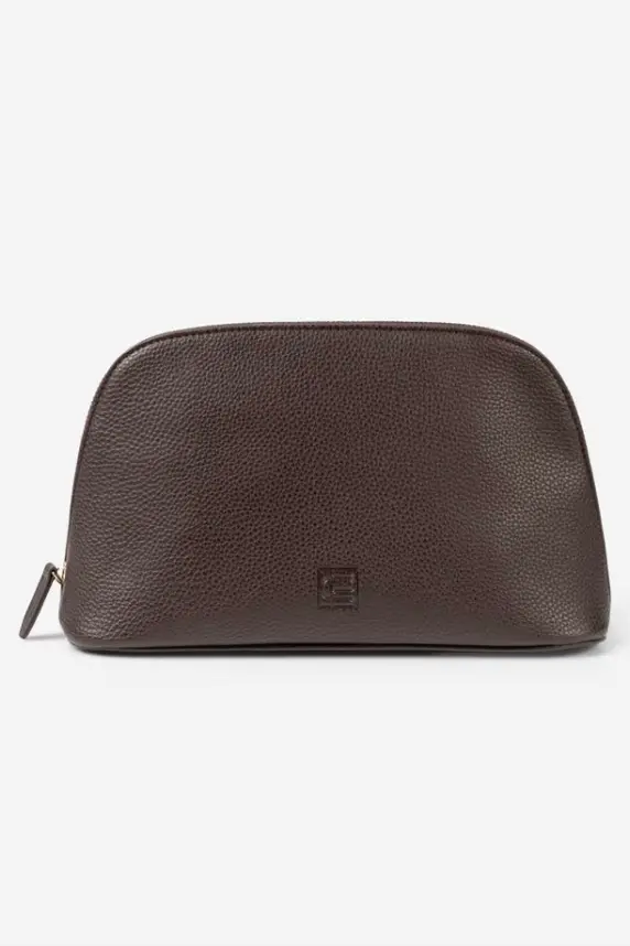 Cosmetic Pouch Dark Brown Large