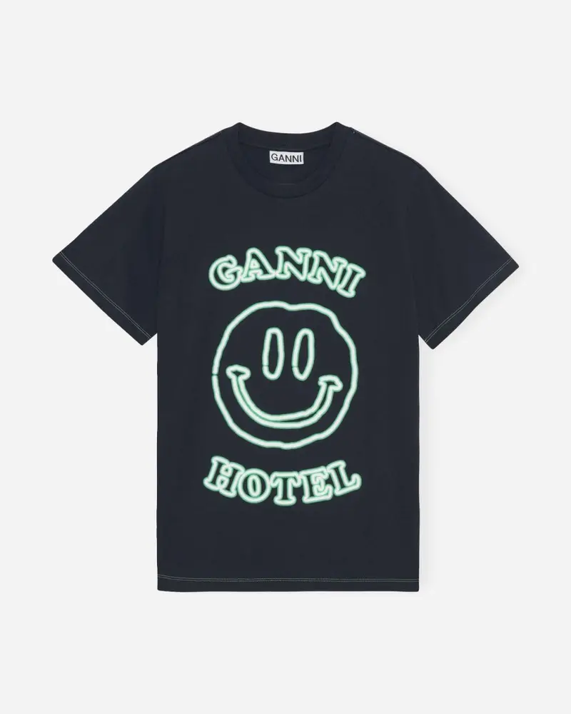 Cotton Jersey Hotel Dark - Sky Captain