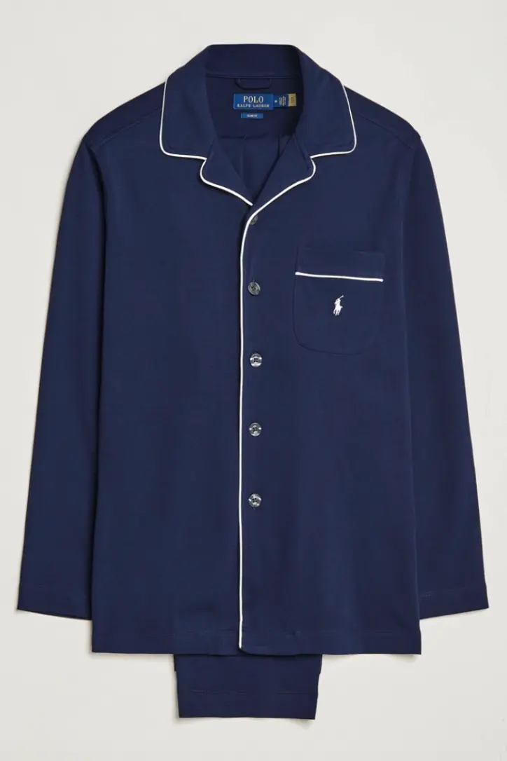 Cotton Pyjama Set Cruise Navy