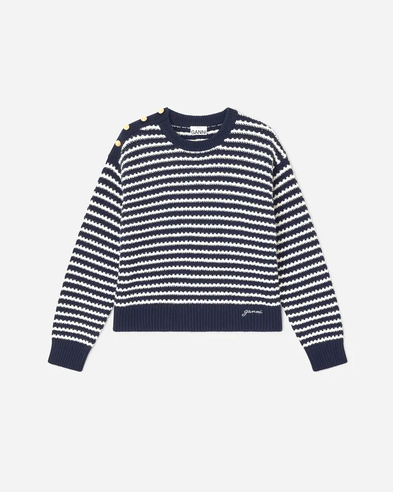 Cotton Wool Stripe Sweater