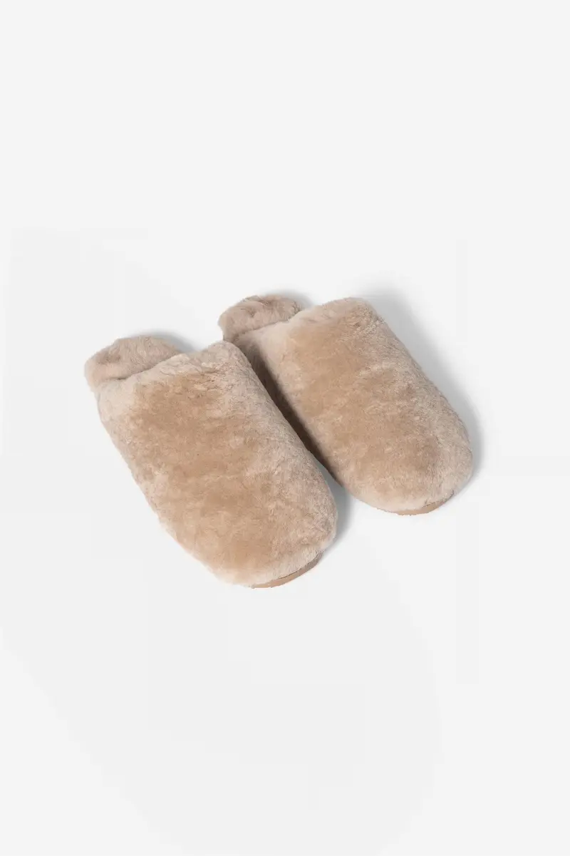 Cozy Slippers Taupe