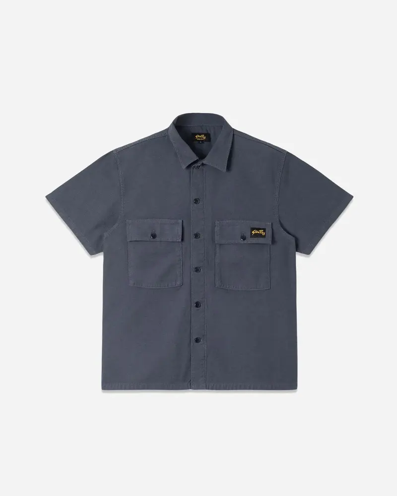 Cpo Short Sleeve - Navy Sateen