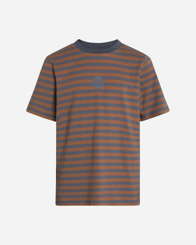 Craig Stripe Tee - Blue Stone