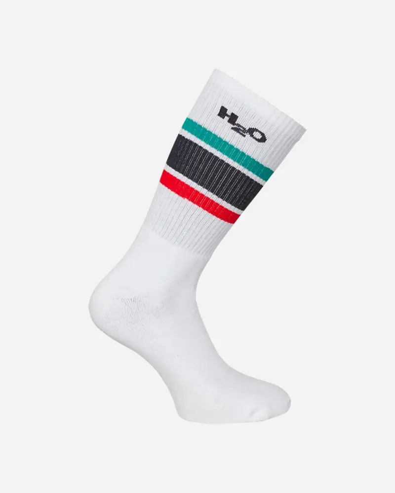 Crew Socks - White/Green/Red/Navy