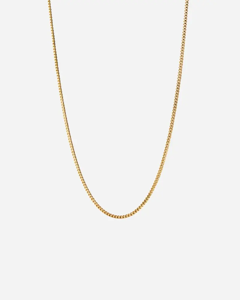 Curb Chain 40 cm - Gold Plated