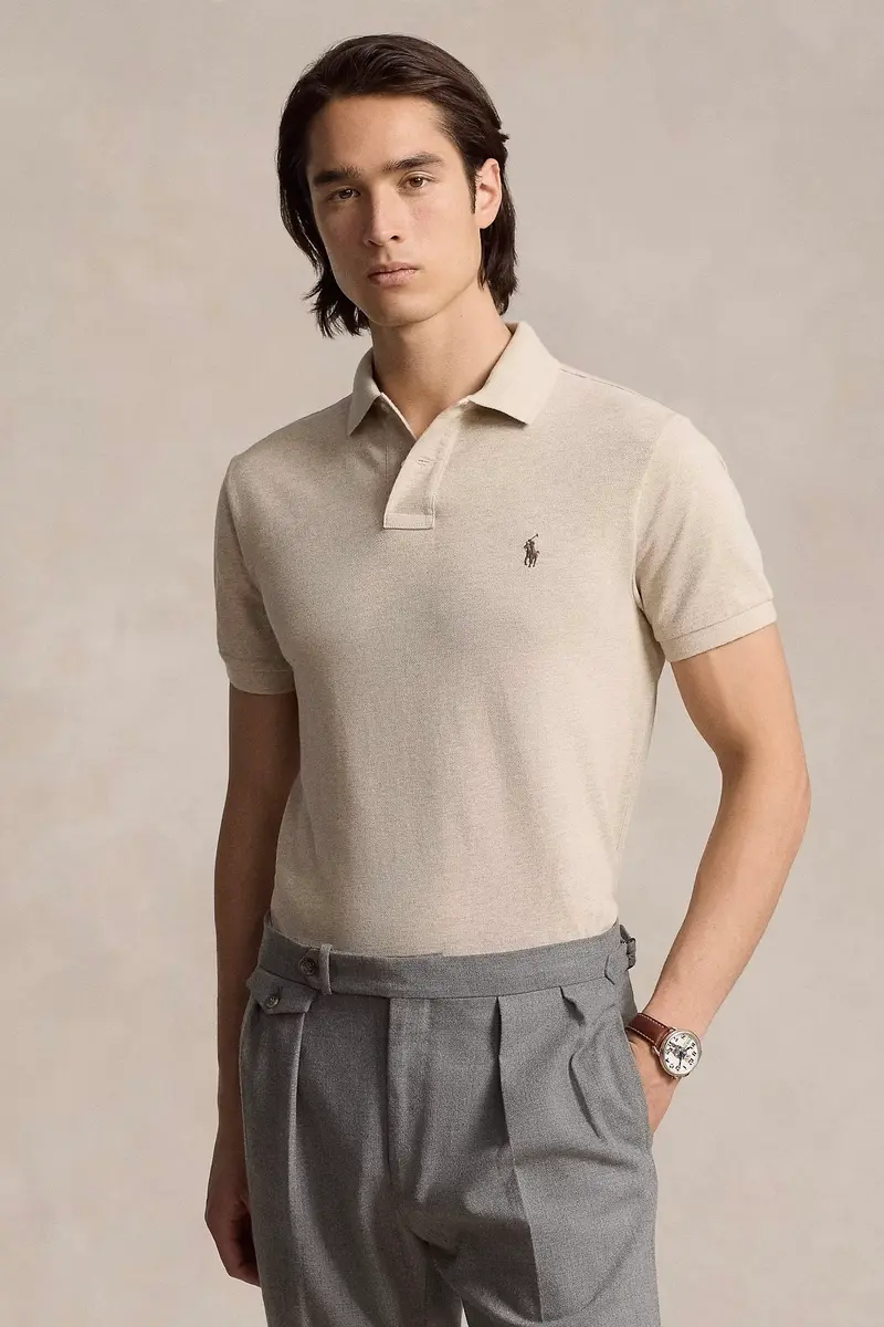 Custom Slim Short Sleeve Knit Expedition Dune