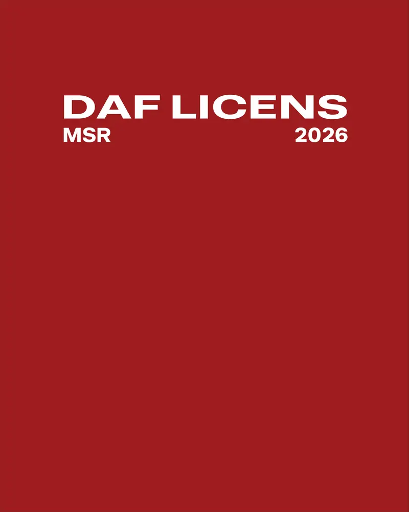 DAF Licens | 2026