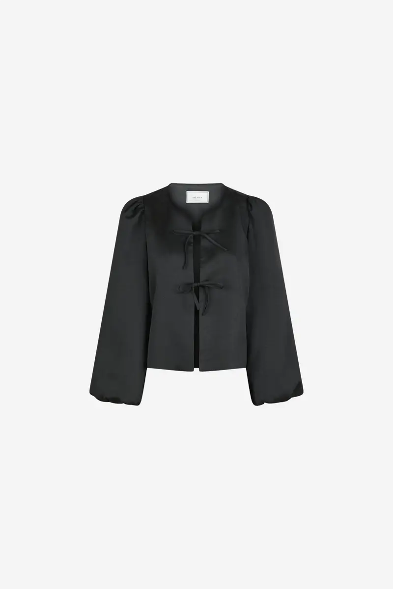 Daliska Dull Satin Blouse Black