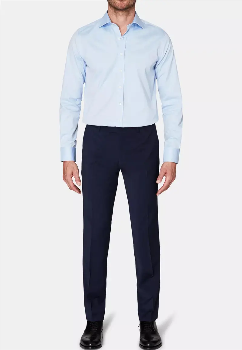 Damien Trousers Blå