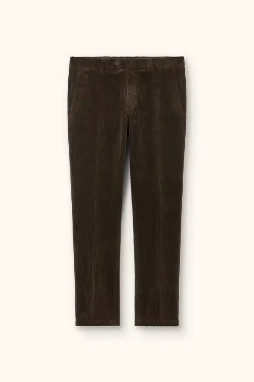 Dandy Cord Trousers Dark Brown