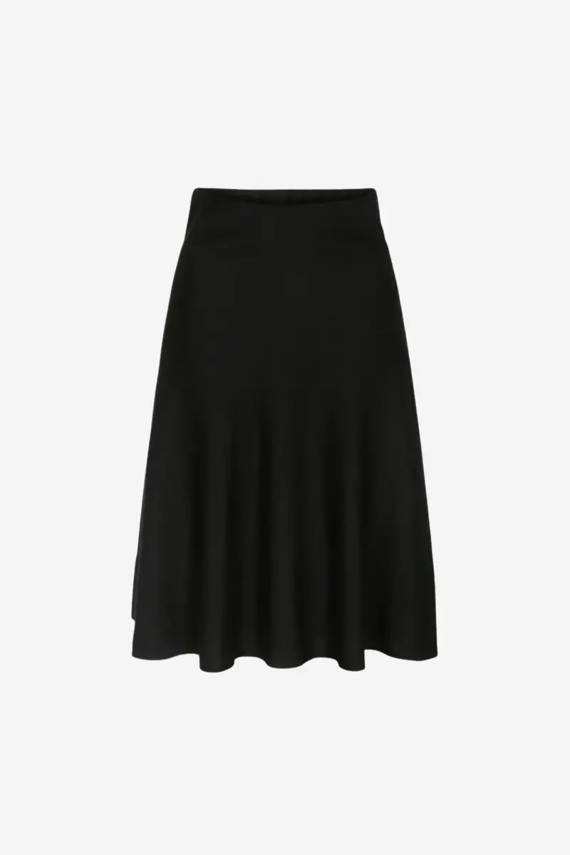 Darja Merino Skirt Black