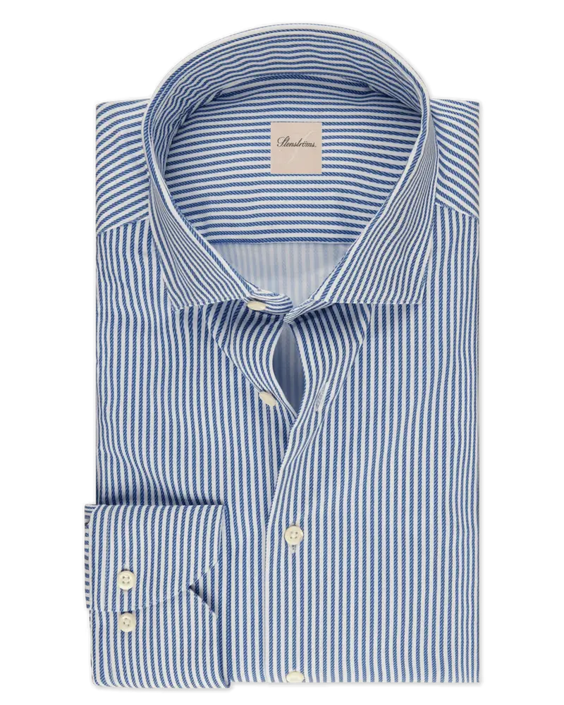 Dark blue Striped Active Stretch Shirt