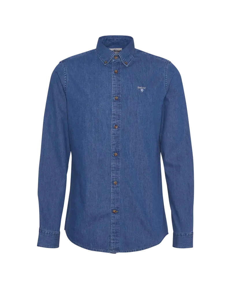 Denim Crest Tailored Long-Sleeved Shirt