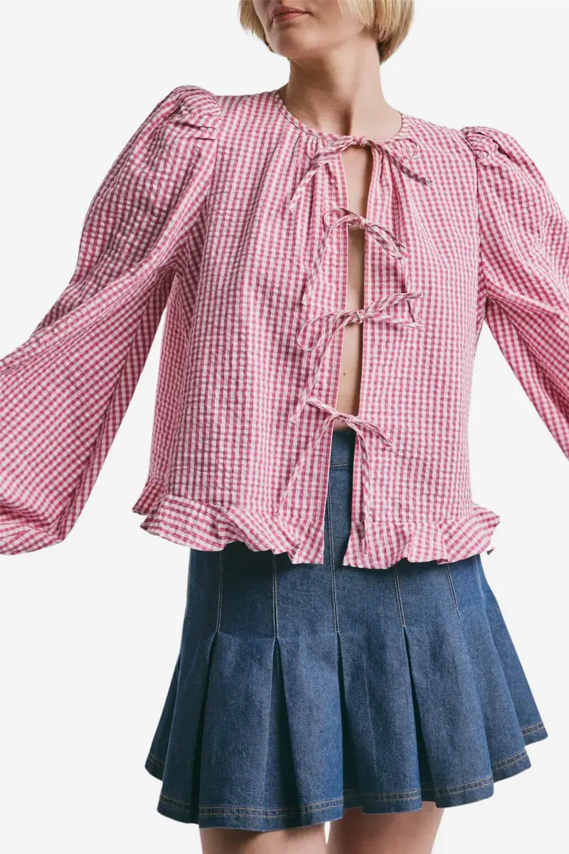 Denim Mini Skirt French Blue