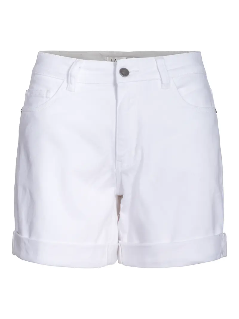 Denim shorts White