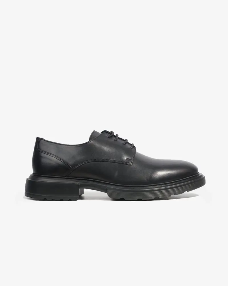 Derby - Black Leather - Black