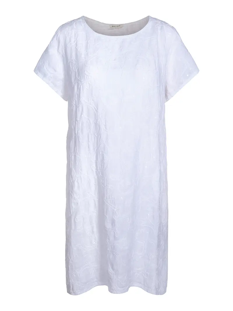 Detailed dress White