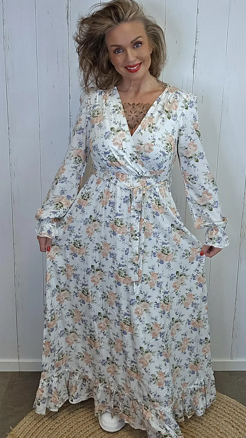 Diana kjole blomster