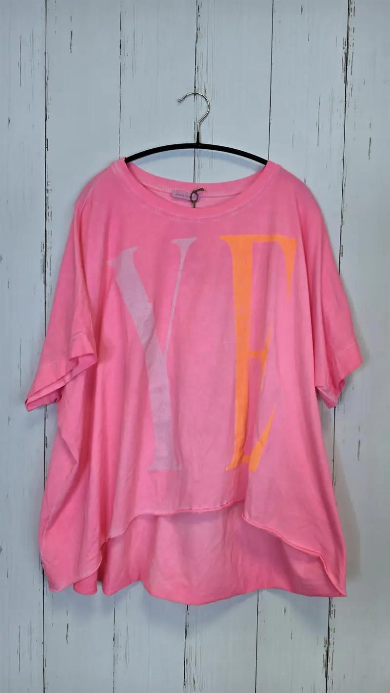 Diana t-skjorte med print Rosa