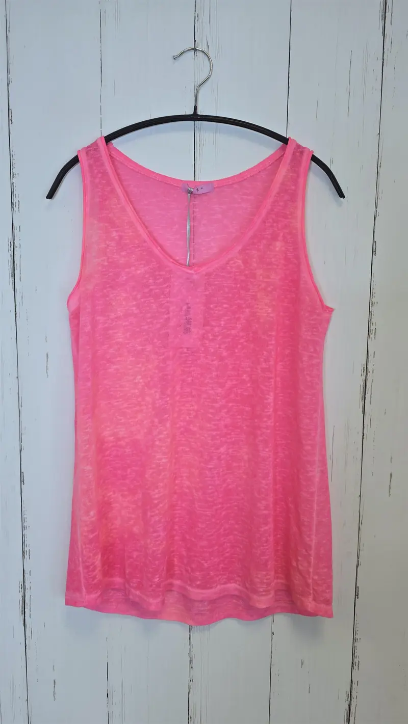 Dina singlet basic Neon rosa