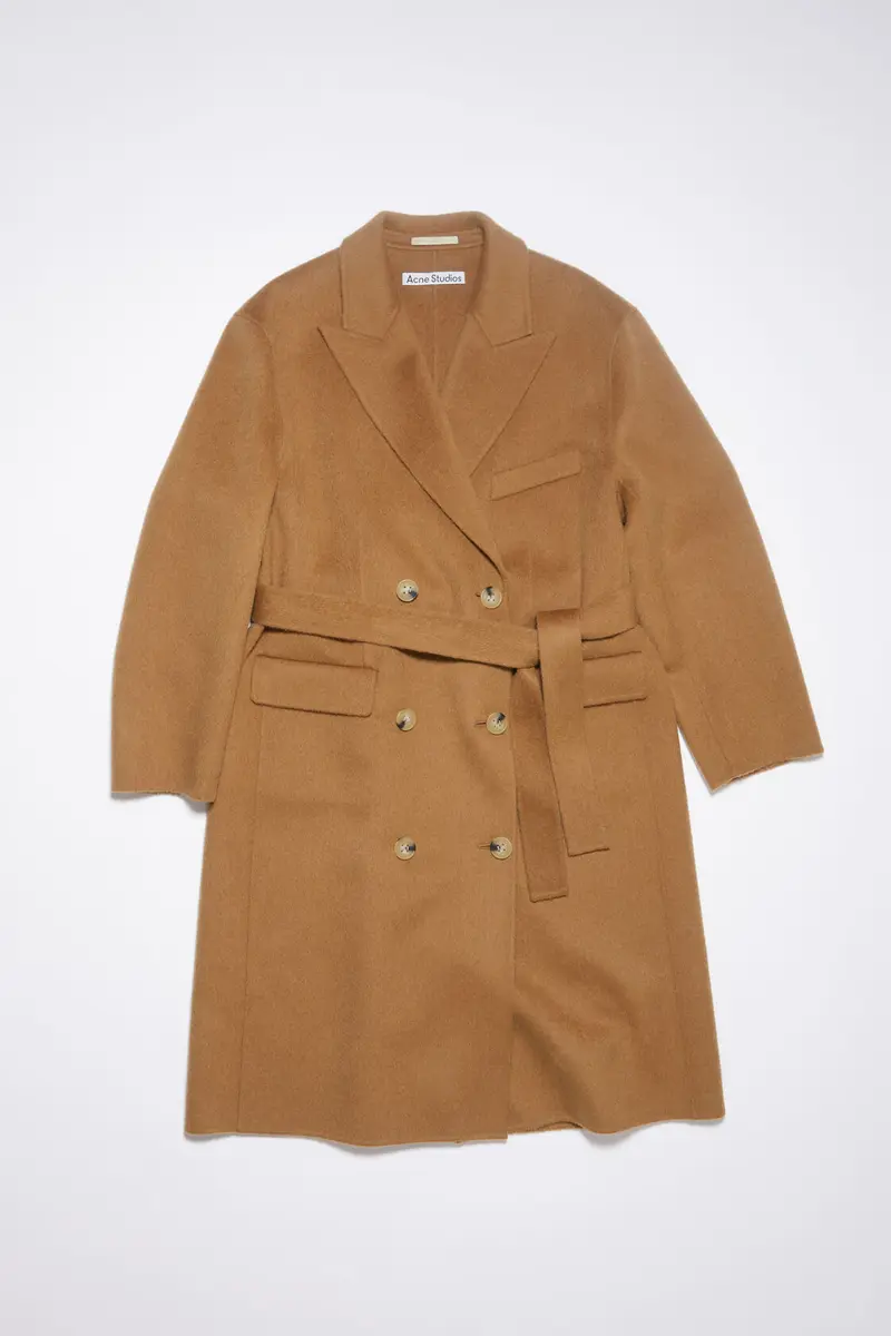 DOUBLE-BREASTED BELTED COAT