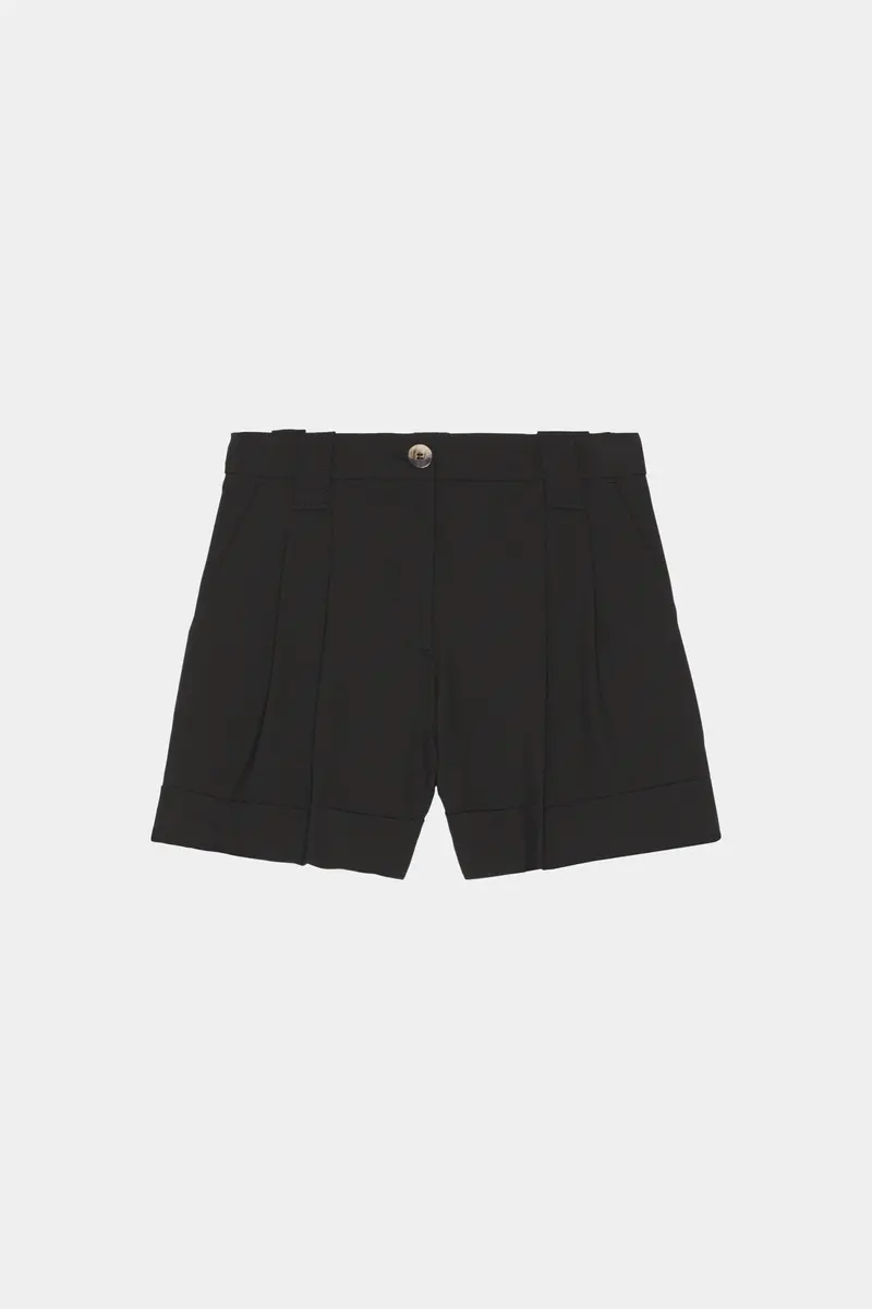 Drapey Melange Shorts