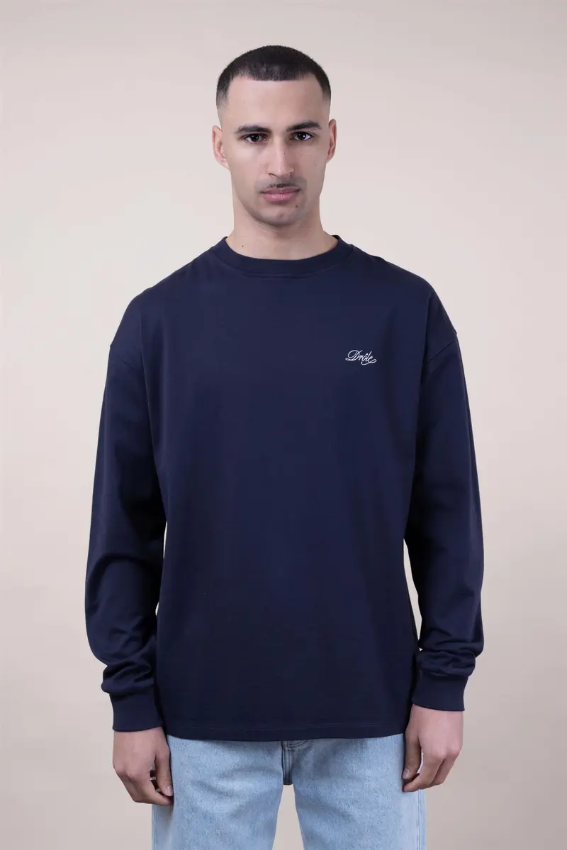 Drôle Belissima Long Sleeve T-shirt Navy