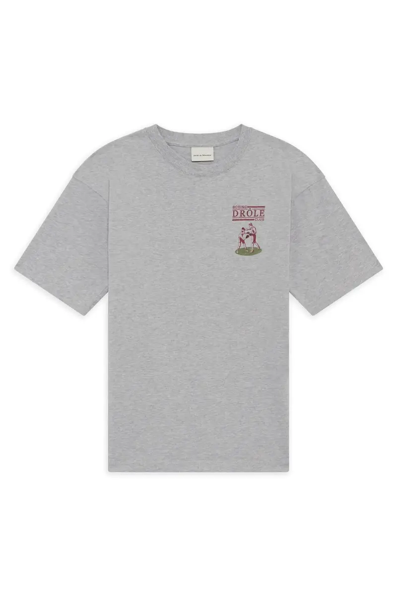 Drôle Boxers T-Shirt Heather Grey