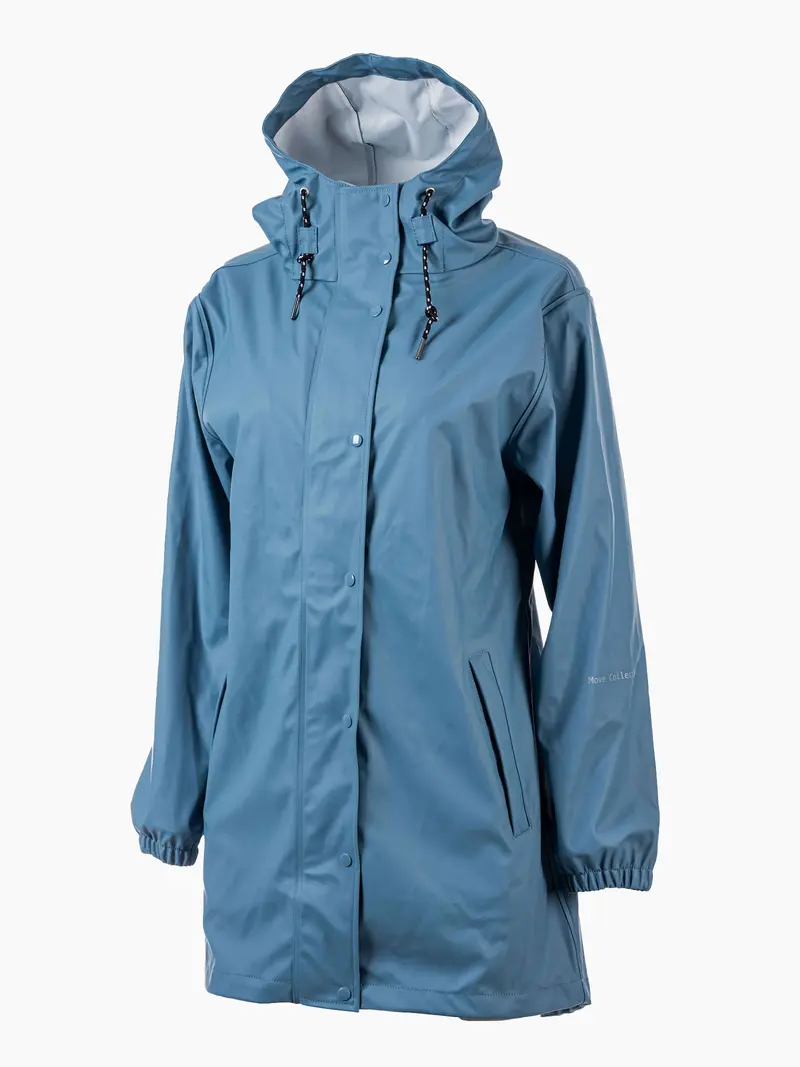 Duggregn regnjakke Dame Steelblue