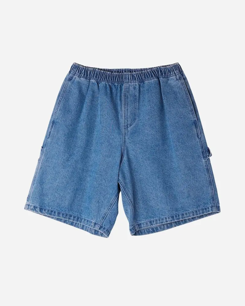Easy Denim Carpenter Shorts - Light Indigo
