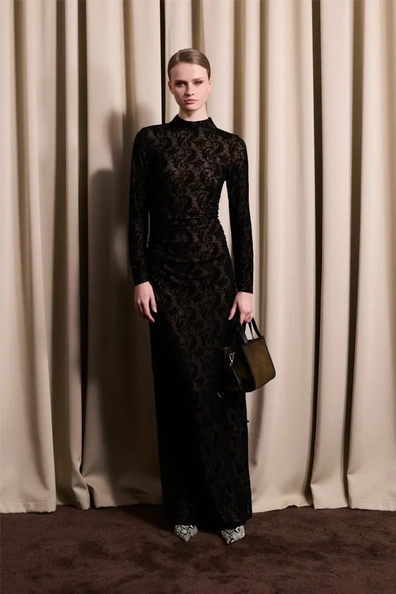 Eclipse Dress Sheer Black