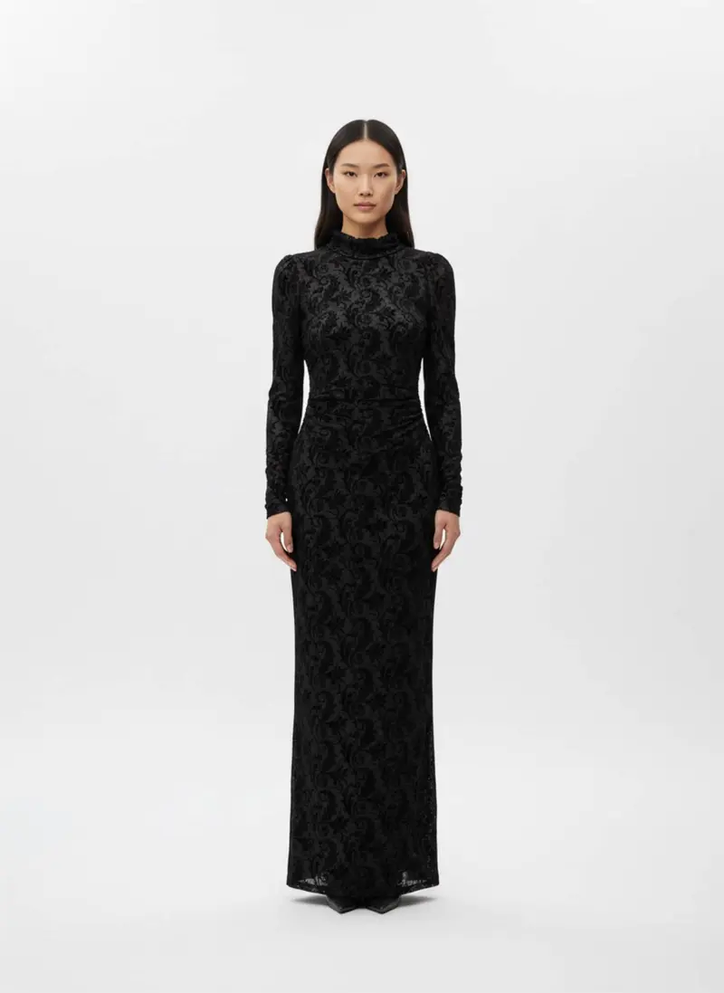 Eclipse Dress - Sheer Black