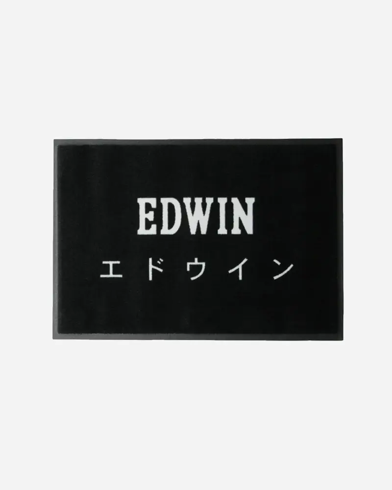 Edwin Doormat Small - Black / White