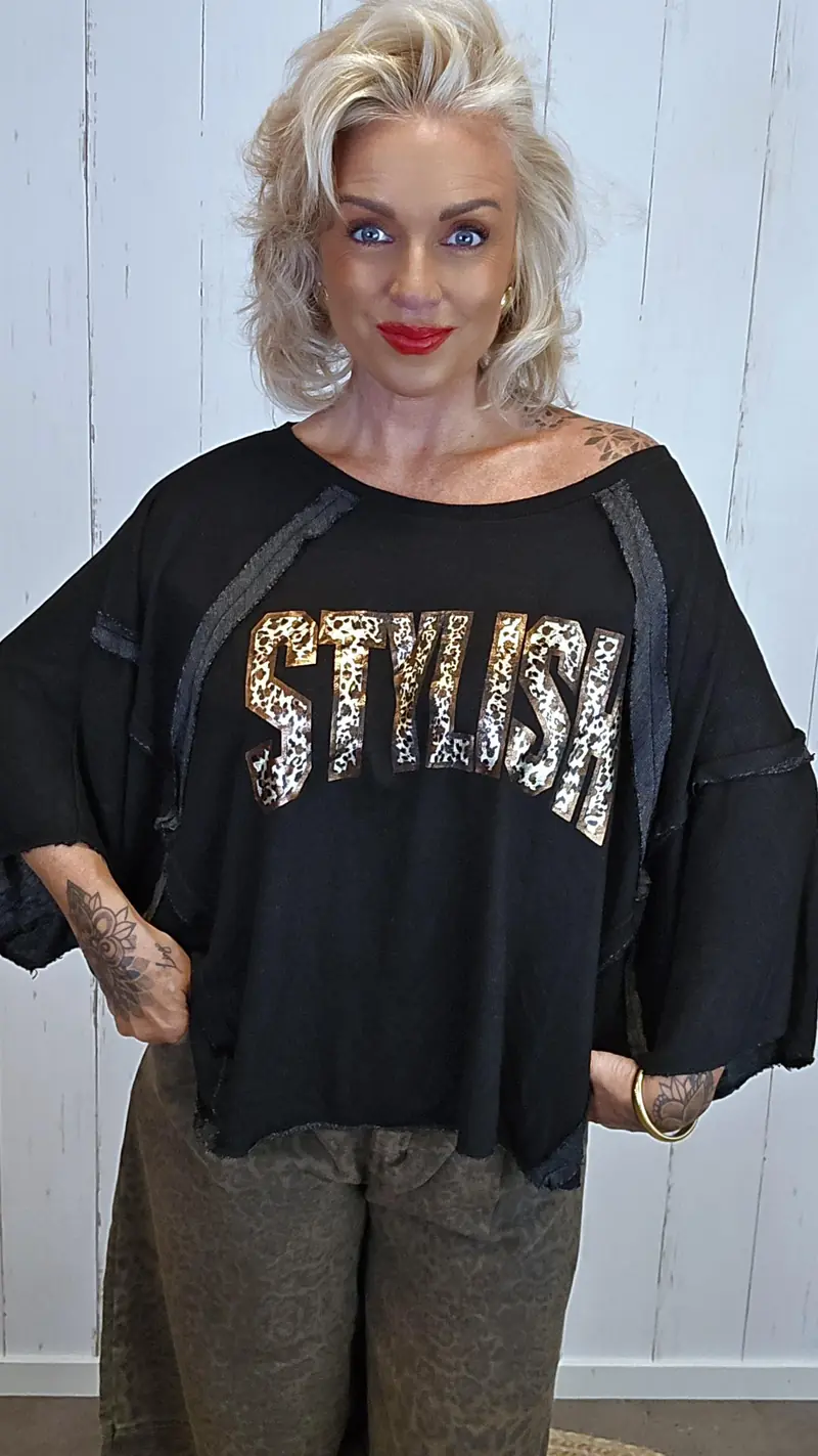 Elina topp svart