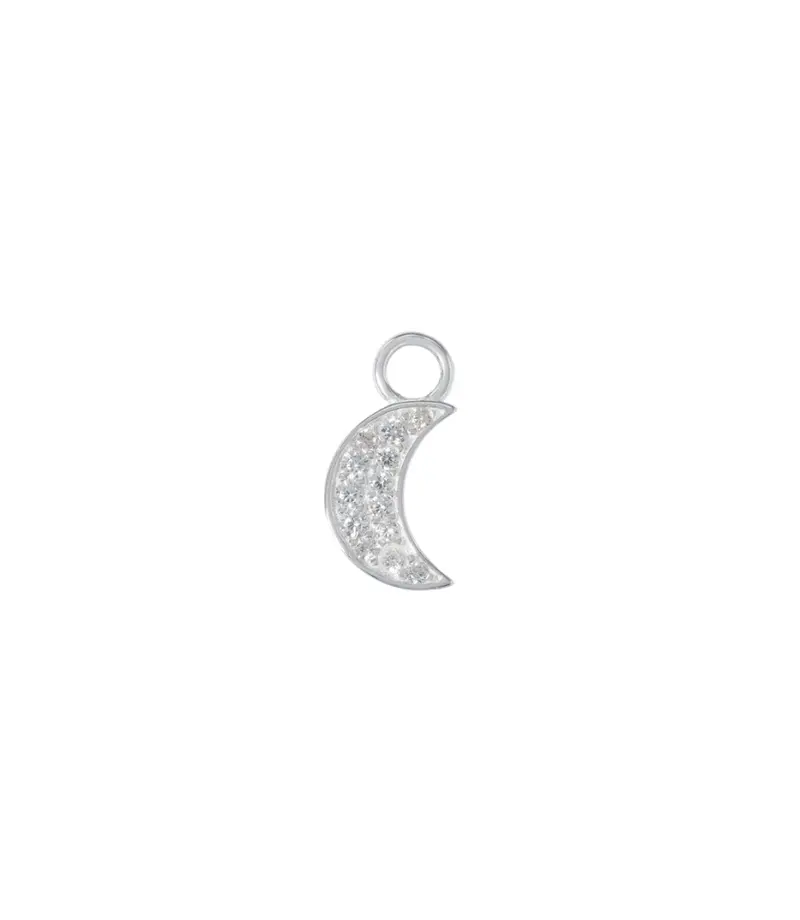 Elise Charm Silver White