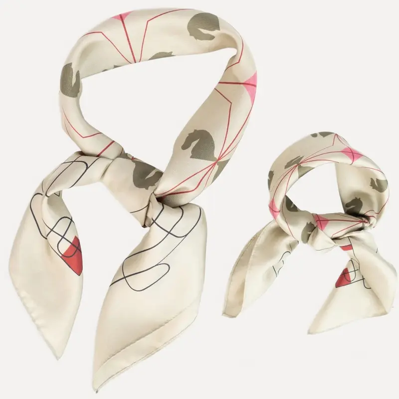 Eliza Silk Scarf Lagre